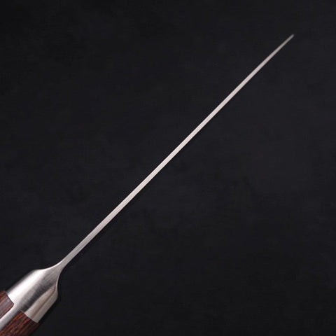 Petty Knife AUS-8 Polished Western Mahogany Handle 120mm (4.7”)-[Musashi]-[Japanese-Kitchen-Knives]