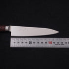 Petty Knife AUS-8 Polished Western Mahogany Handle 120mm (4.7”)-[Musashi]-[Japanese-Kitchen-Knives]