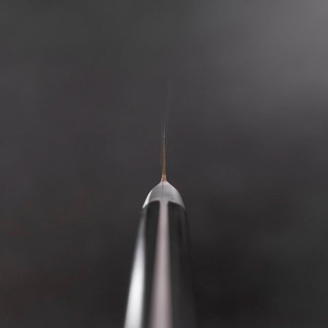 Petty Molybdenum Polished Dimples Western Black Handle 150mm-[Musashi]-[Japanese-Kitchen-Knives]