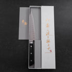 Petty Molybdenum Polished Dimples Western Black Handle 150mm-[Musashi]-[Japanese-Kitchen-Knives]