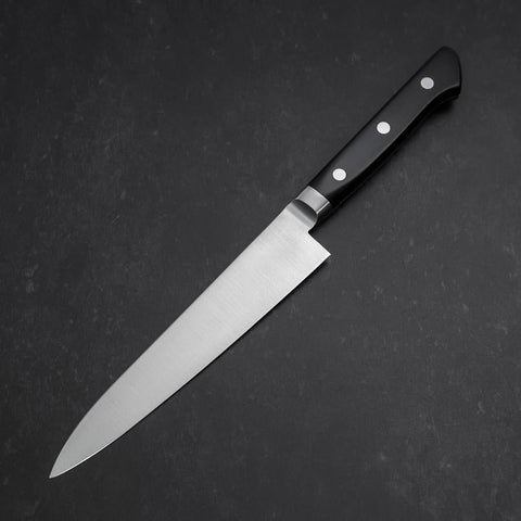 Petty Molybdenum Polished Western Black Handle 150mm (5.9”)-[Musashi]-[Japanese-Kitchen-Knives]