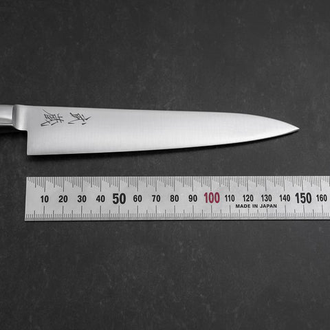 Petty Molybdenum Polished Western Black Handle 150mm (5.9”)-[Musashi]-[Japanese-Kitchen-Knives]
