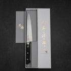 Petty Molybdenum Polished Western Black Handle 150mm (5.9”)-[Musashi]-[Japanese-Kitchen-Knives]