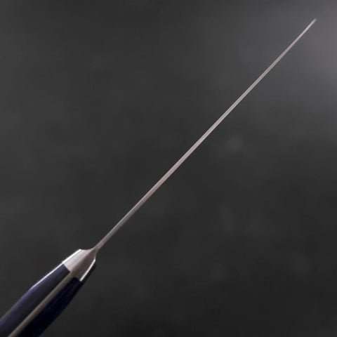 Petty Molybdenum Polished Western Blue Handle 120mm-[Musashi]-[Japanese-Kitchen-Knives]