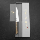 Petty Molybdenum Polished Western Magnolia Handle 135mm-[Musashi]-[Japanese-Kitchen-Knives]