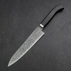 Petty SG-2 Black Damascus Western Ebony Handle 155mm (6.1”)-[Musashi]-[Japanese-Kitchen-Knives]