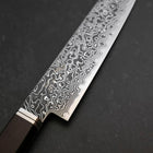 Petty SG-2 Black Damascus Western Ebony Handle 155mm-[Musashi]-[Japanese-Kitchen-Knives]
