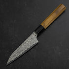 Petty SG-2 Damascus Buffalo Teak Handle 120mm-[Musashi]-[Japanese-Kitchen-Knives]