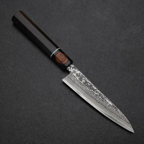 Petty SG-2 Damascus Ebony Handle 135mm-[Musashi]-[Japanese-Kitchen-Knives]