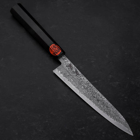 Petty SG-2 Damascus Ebony Handle 150mm (5.9”)-[Musashi]-[Japanese-Kitchen-Knives]