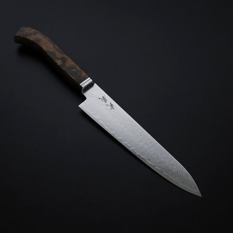 Petty SG-2 Damascus Western Golden Ebony Handle 155mm-[Musashi]-[Japanese-Kitchen-Knives]