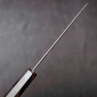 Petty SG-2 Kurouchi Tsuchime Buffalo Ebony Handle 150mm-[Musashi]-[Japanese-Kitchen-Knives]