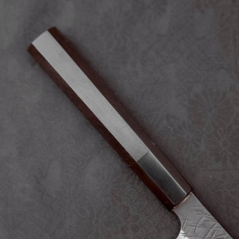 Petty SG-2 Kurouchi Tsuchime Buffalo Ebony Handle 150mm-[Musashi]-[Japanese-Kitchen-Knives]
