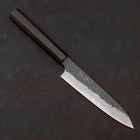 Petty SG-2 Kurouchi Tsuchime Buffalo Ebony Handle 150mm-[Musashi]-[Japanese-Kitchen-Knives]
