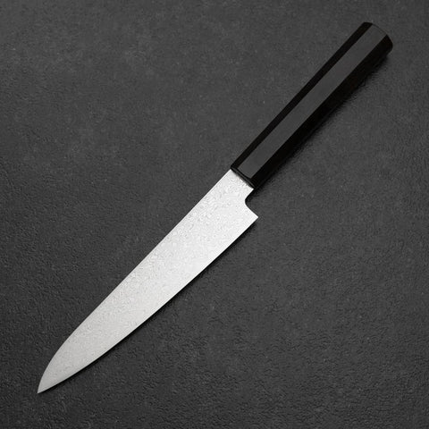 Petty SG-2 Nickel Damascus Ebony Handle 150mm-[Musashi]-[Japanese-Kitchen-Knives]