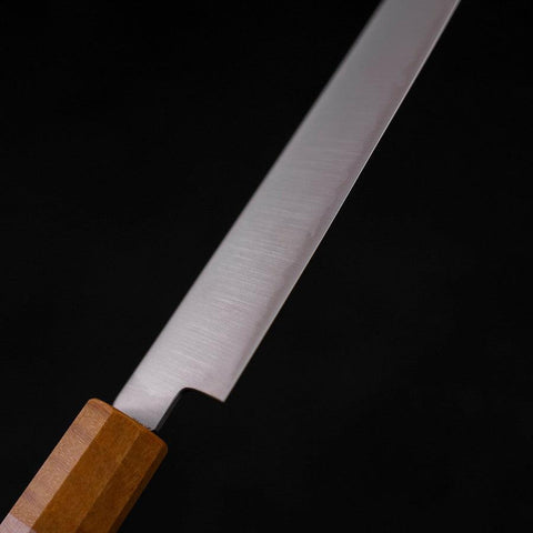 Petty SG-2 Polished Maple Yellow Handle 150mm-[Musashi]-[Japanese-Kitchen-Knives]