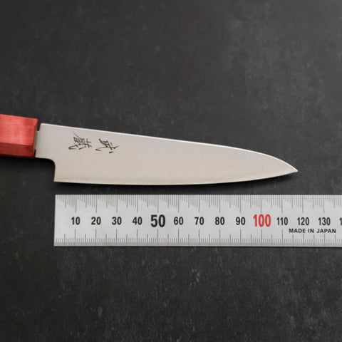 Petty SG-2 Polished Red Maple Handle 120mm-[Musashi]-[Japanese-Kitchen-Knives]