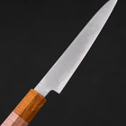 Petty SG-2 Polished Yellow Maple Handle 120mm-[Musashi]-[Japanese-Kitchen-Knives]