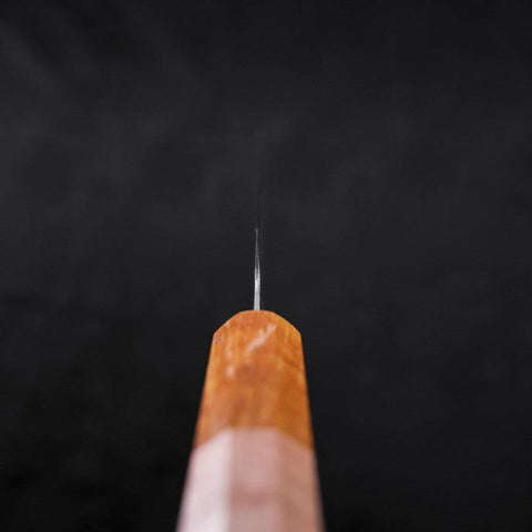 Petty SG-2 Polished Yellow Maple Handle 120mm-[Musashi]-[Japanese-Kitchen-Knives]