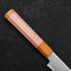 Petty SG-2 Polished Yellow Maple Handle 120mm-[Musashi]-[Japanese-Kitchen-Knives]