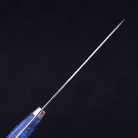 Petty SG-2 Tsuchime Turquoise Blue Handle 150mm-[Musashi]-[Japanese-Kitchen-Knives]