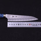 Petty SG-2 Tsuchime Turquoise Blue Handle 150mm-[Musashi]-[Japanese-Kitchen-Knives]