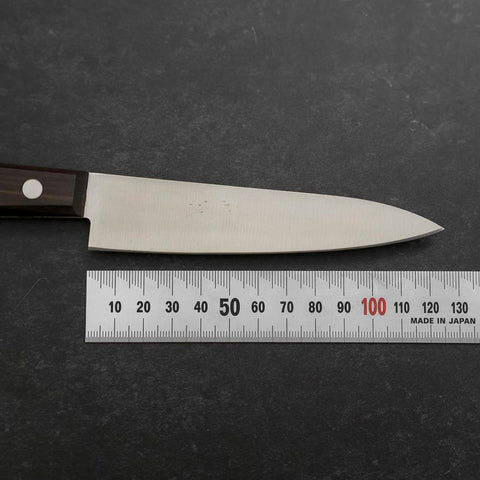 Petty SK Steel Polished Western Rosewood Brown Handle 120mm-[Musashi]-[Japanese-Kitchen-Knives]