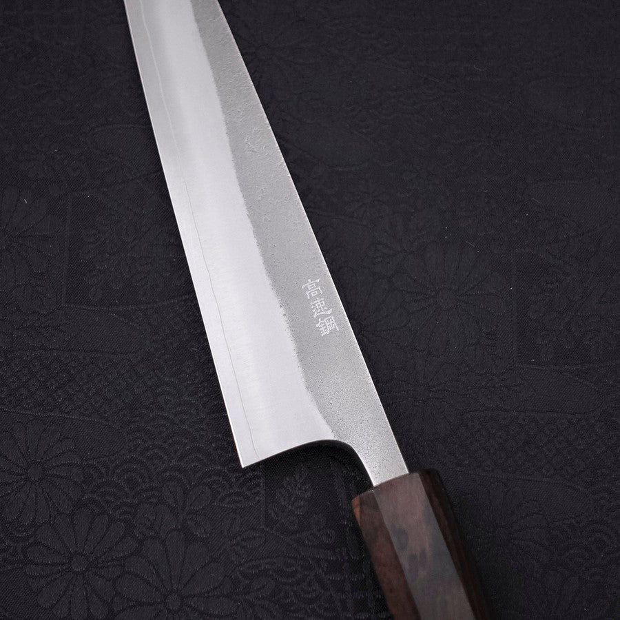 Petty SKD11 Nashiji Ebony Handle 150mm-[Musashi]-[Japanese-Kitchen-Knives]