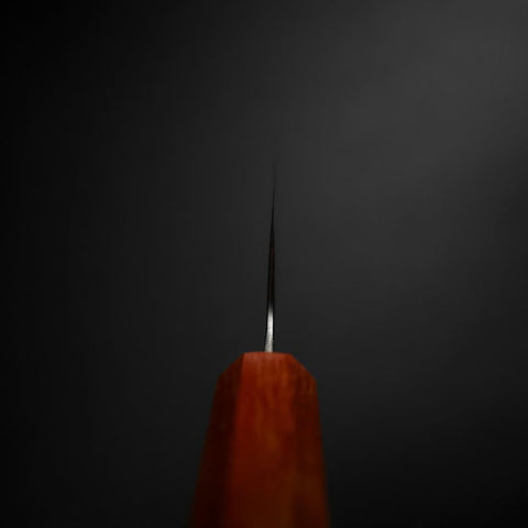 Petty SLD Mirror Sunset Orange Handle 130mm-[Musashi]-[Japanese-Kitchen-Knives]