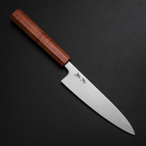 Petty SLD Mirror Sunset Orange Handle 130mm-[Musashi]-[Japanese-Kitchen-Knives]