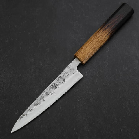 Petty SLD Nashiji Washi Yaki Urushi Handle 135mm-[Musashi]-[Japanese-Kitchen-Knives]