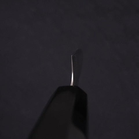 Petty SLD Wave Nickel Damascus Buffalo Ebony Handle 90mm-[Musashi]-[Japanese-Kitchen-Knives]