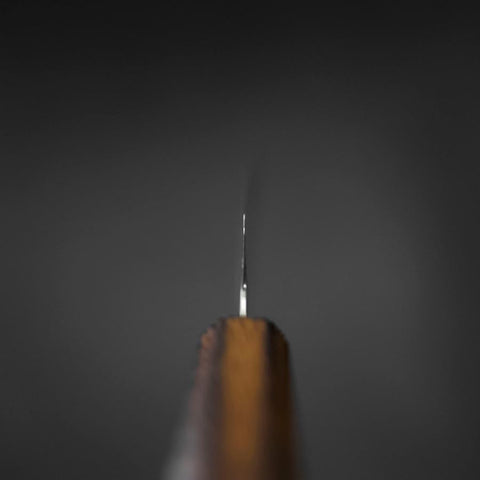 Petty SLD Wave Nickel Damascus Sumi Urushi Handle 135mm-[Musashi]-[Japanese-Kitchen-Knives]