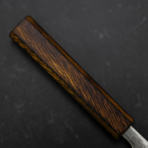 Petty SLD Wave Nickel Damascus Sumi Urushi Handle 135mm-[Musashi]-[Japanese-Kitchen-Knives]