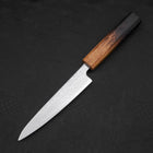 Petty SLD Wave Nickel Damascus Yaki Urushi Handle 135mm-[Musashi]-[Japanese-Kitchen-Knives]