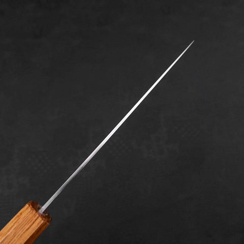 Petty SLD Wave Nickel Damascus Yaki Urushi Handle 135mm-[Musashi]-[Japanese-Kitchen-Knives]
