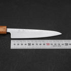 Petty SLD Wave Nickel Damascus Yaki Urushi Handle 135mm-[Musashi]-[Japanese-Kitchen-Knives]