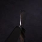 Petty Silver Steel #3 Damascus Buffalo Ebony Handle 150mm-[Musashi]-[Japanese-Kitchen-Knives]