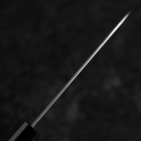 Petty Silver Steel #3 Kasumi Buffalo Walnut Handle 135mm-[Musashi]-[Japanese-Kitchen-Knives]