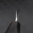 Petty Silver Steel #3 Kasumi Chokin Sakura Buffalo Ebony Handle 140mm-[Musashi]-[Japanese-Kitchen-Knives]