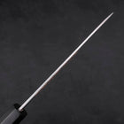 Petty Silver Steel #3 Kasumi Chokin Sakura Buffalo Ebony Handle 140mm-[Musashi]-[Japanese-Kitchen-Knives]