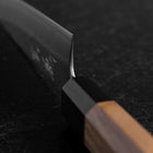 Petty Silver Steel #3 Nashiji Buffalo Cherry Handle 150mm-[Musashi]-[Japanese-Kitchen-Knives]