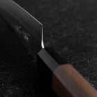 Petty Silver Steel #3 Nashiji Buffalo Walnut Handle 150mm-[Musashi]-[Japanese-Kitchen-Knives]