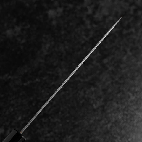 Petty Silver Steel #3 Nashiji Buffalo Walnut Handle 150mm-[Musashi]-[Japanese-Kitchen-Knives]