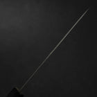 Petty Silver Steel #3 Nashiji Double Buffalo Capped Magnolia Handle 135mm (5.3”)-[Musashi]-[Japanese-Kitchen-Knives]