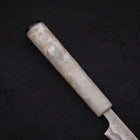 Petty Silver Steel #3 Nashiji Ocean White Handle 80mm-[Musashi]-[Japanese-Kitchen-Knives]