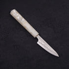 Petty Silver Steel #3 Nashiji Ocean White Handle 80mm-[Musashi]-[Japanese-Kitchen-Knives]