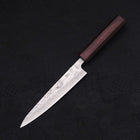 Petty Silver Steel #3 Nashiji Purple Urushi Handle 150mm-[Musashi]-[Japanese-Kitchen-Knives]