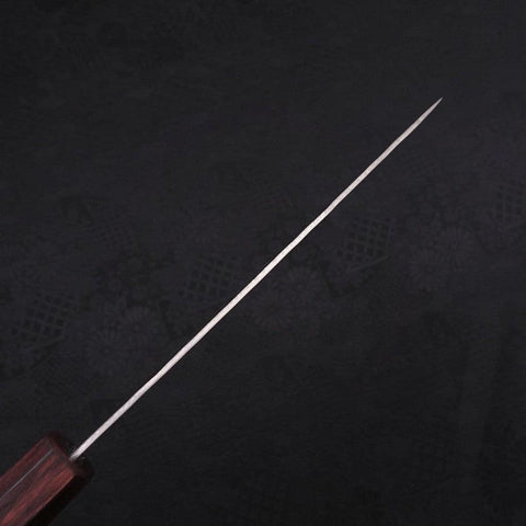 Petty Silver Steel #3 Nashiji Purple Urushi Handle 150mm-[Musashi]-[Japanese-Kitchen-Knives]