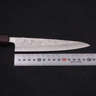 Petty Silver Steel #3 Nashiji Purple Urushi Handle 150mm-[Musashi]-[Japanese-Kitchen-Knives]